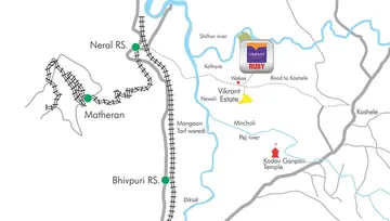 Location of Vikrant Estate Ruby Phase 2 - Image 277047