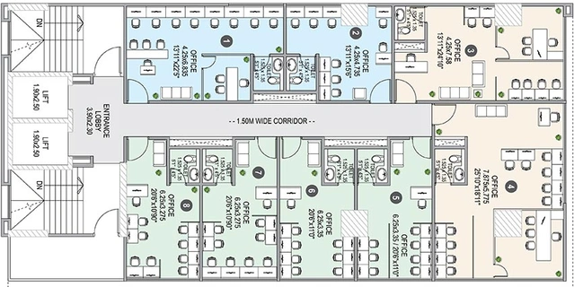 Floor Plan of Commercial Krisala 41 Evoke in Ravet, Pune - Image 270607