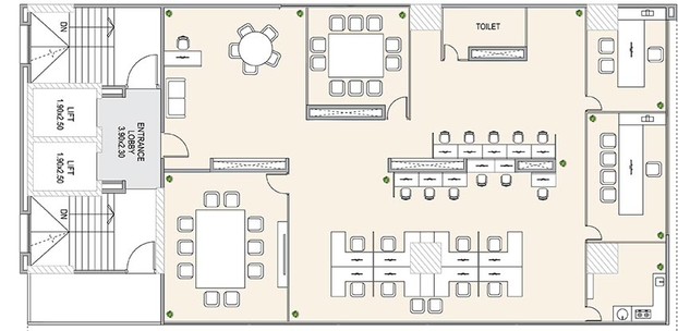 Floor Plan of Commercial Krisala 41 Evoke in Ravet, Pune - Image 270606