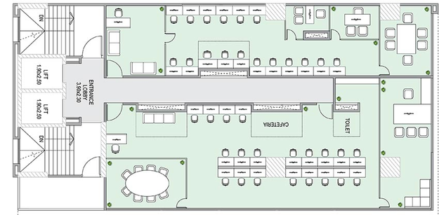 Floor Plan of Commercial Krisala 41 Evoke in Ravet, Pune - Image 270609