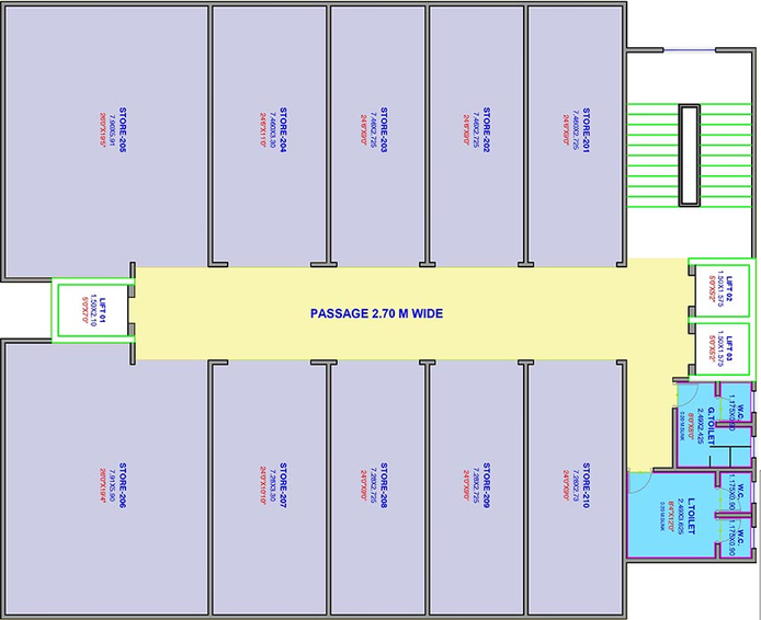 Floor Plan of NG Ladies Katta in Hinjewadi, Pune - Image 270507