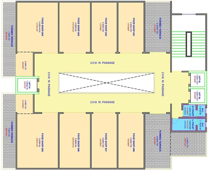Floor Plan of NG Ladies Katta in Hinjewadi, Pune - Image 270508