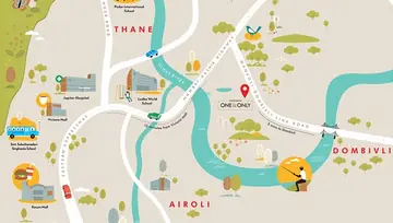 Location of Lodha Villa Royale Gold - Image 276439