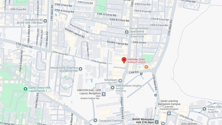 Location of Coworking Space in IndiQube Orion, HSR Layout - Image 283734