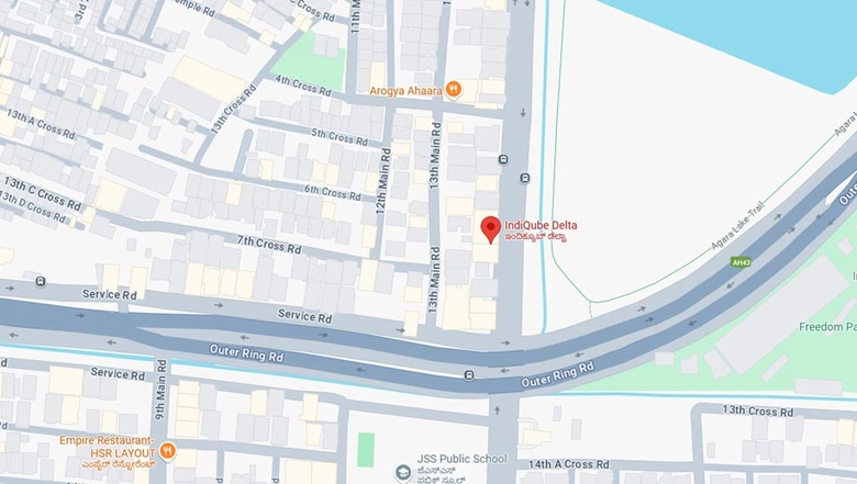 Location of Coworking Space in IndiQube Delta, HSR Layout - Image 284018