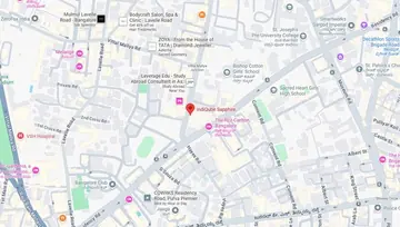 Location of IndiQube Sapphire Co-Working space in Ashok Nagar, Bangalore - Image 284173