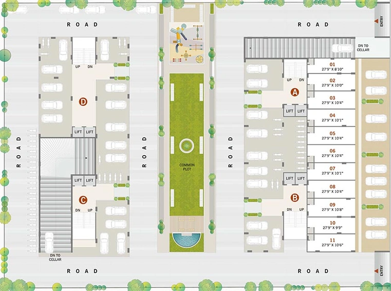 Master Plan of Ganesh Arise in Vatva, Ahmedabad - Image 260398