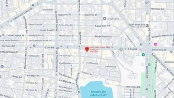 Location of IndiQube Southmile Co-Working space in Jayanagar, Bangalore - Image 284499