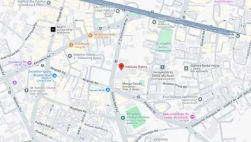 Location of IndiQube Platina Co-Working space in MG Road, Bangalore - Image 284785