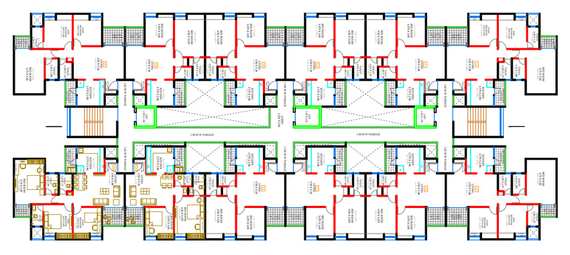Floor Plan of Saheel Itrend Life in Wakad, Pune - Image 10466
