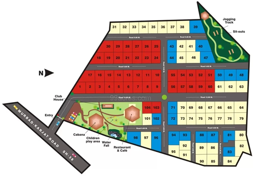 Master Plan of Karnik Exotica in Murbad, Thane - Image 363017