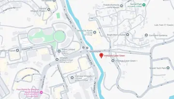 Location of IndiQube Cyber Green Co-Working space in Kakkanad, Kochi - Image 282615