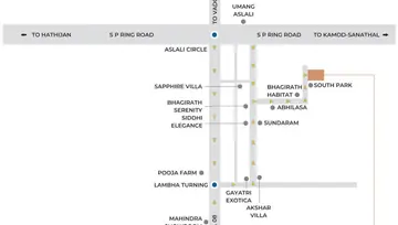 Location of Meghaninagar Ganesh Lotus - Image 260419