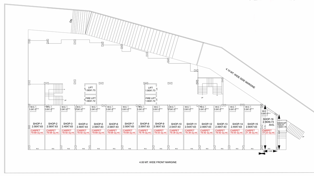 Master Plan of Akshar Arcade in Memnagar, Ahmedabad - Image 357979
