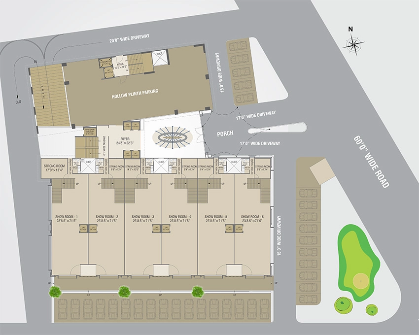Master Plan of Vivan Square in Satellite, Ahmedabad - Image 357434