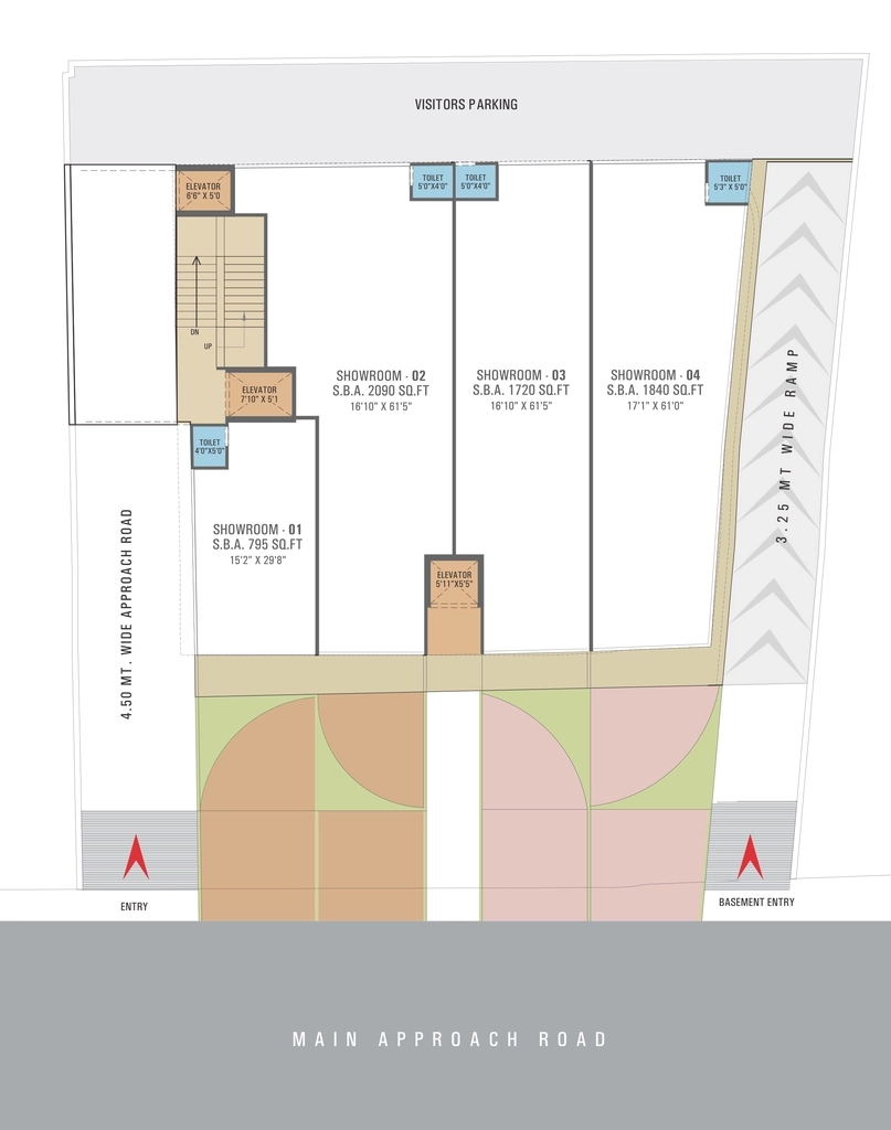 Floor Plan of SPG Empressa in Mithakhali, Ahmedabad - Image 359564