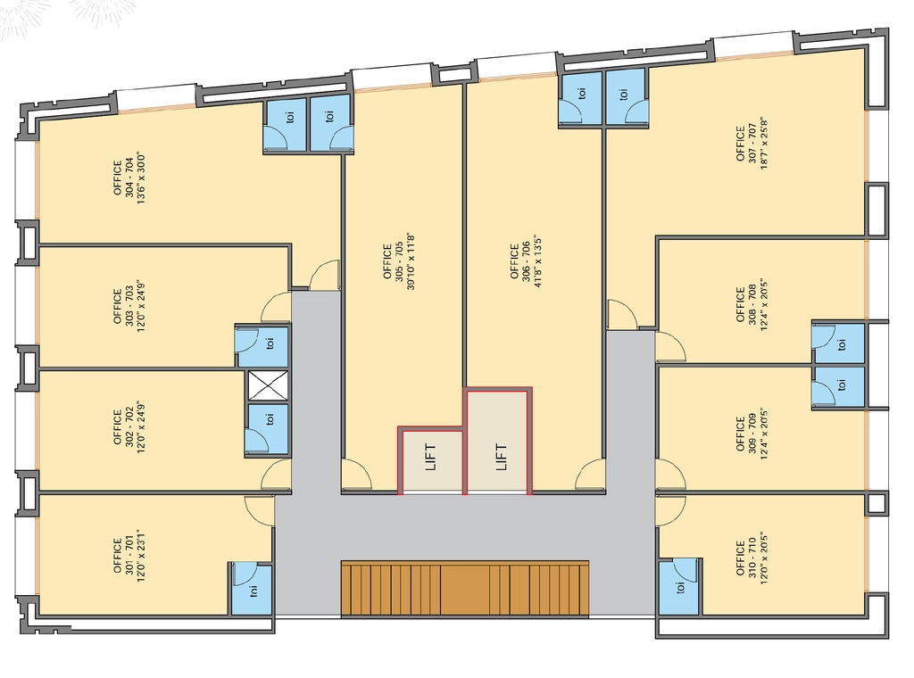 Floor Plan of Shri Parshva Eminent in Ellisbridge, Ahmedabad - Image 359472