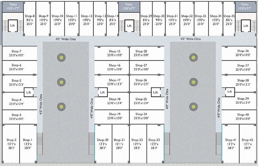 Floor Plan of JP Iscon Janmahal in Sayajiganj, Vadodara - Image 355662