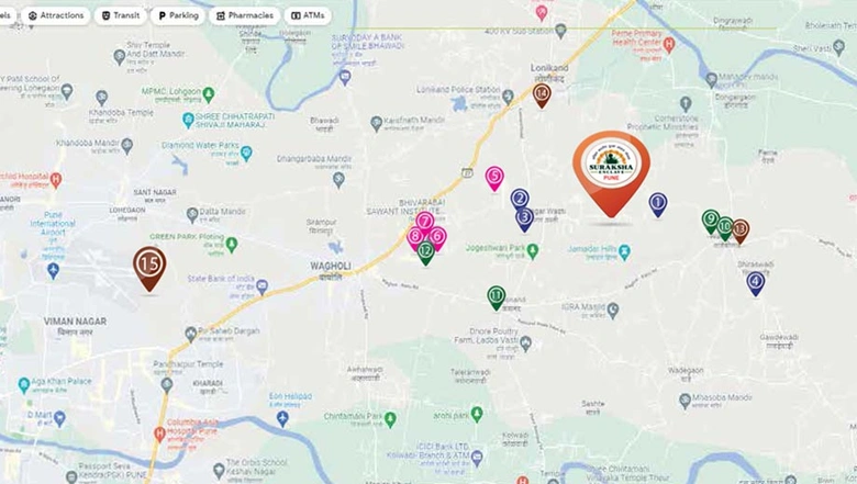 Location of Nivaan Suraksha Enclave in Wagholi, Pune - Image 275242