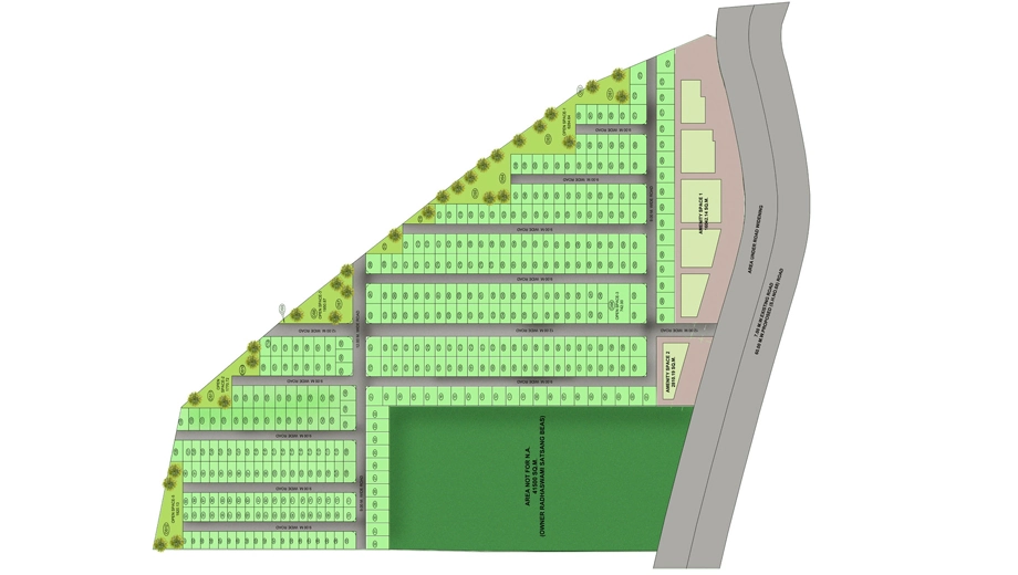 Master Plan of Vishal Nivaan Meadows in Wagholi, Pune - Image 369803