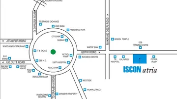 Location of JP Iscon Atria 1 - Image 355643