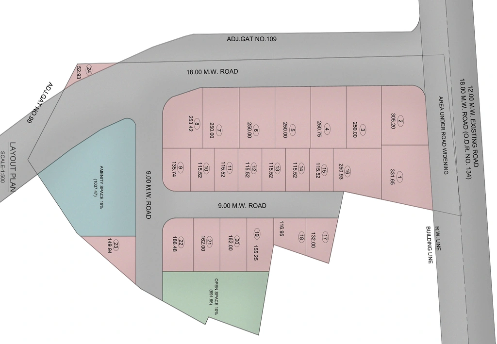 Master Plan of Vishal Nivaan Legacy in Bakori, Pune - Image 276407