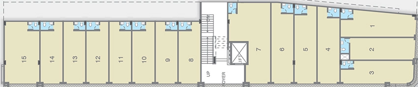 Floor Plan of Gala Hub Anx in Bopal, Ahmedabad - Image 323424