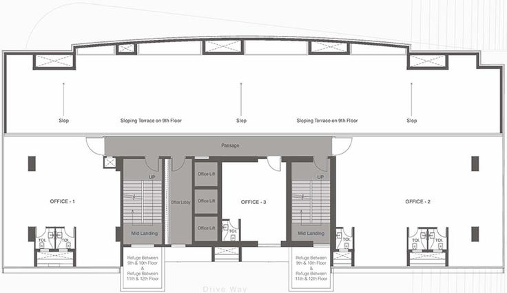 Floor Plan of Gala Altezza in Sion East, Mumbai - Image 267467