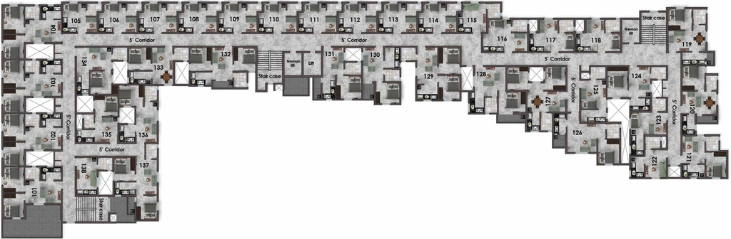 Floor Plan of Vijay Raja VRX 360 in Thirumazhisai, Chennai - Image 344438