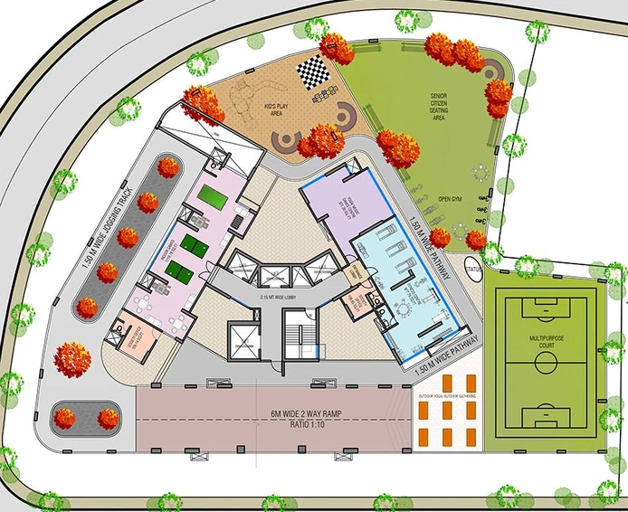 Master Plan of Mangal Karini Skybreeze in Goregaon West, Mumbai - Image 260439