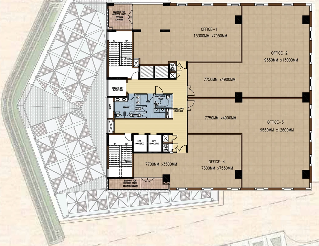 Master Plan of Akshaya Cube in Thoraipakkam, Chennai - Image 295908