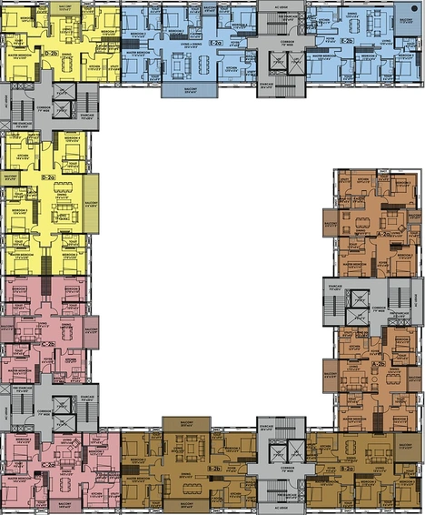 Floor Plan of ATM Asta Arise in Teynampet, Chennai - Image 260520