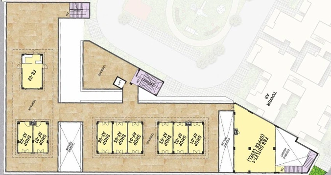 Floor Plan of Conscient Prime Corner in Sector 99A, Gurgaon - Image 272344