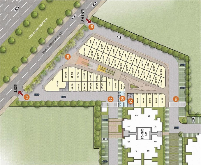 Master Plan of Conscient Central 102 in Sector 102, Gurgaon - Image 272254