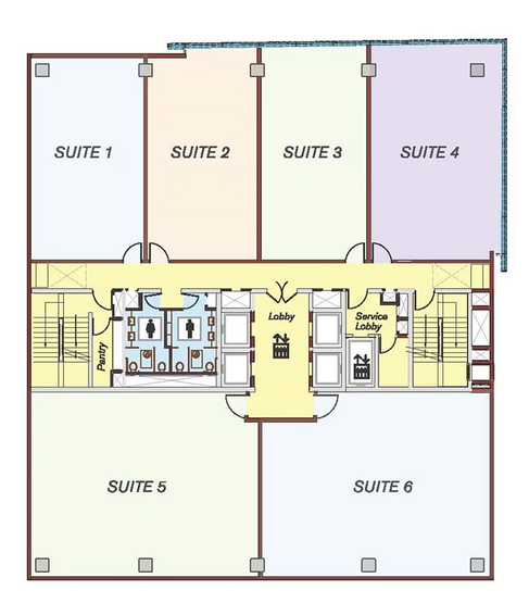 Floor Plan of Vatika Professional Point in Golf Course Extension, Gurgaon - Image 272431