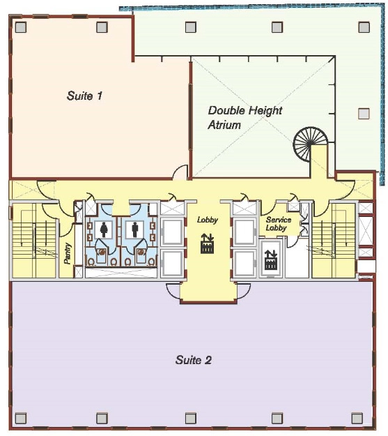 Floor Plan of Vatika Professional Point in Golf Course Extension, Gurgaon - Image 362890