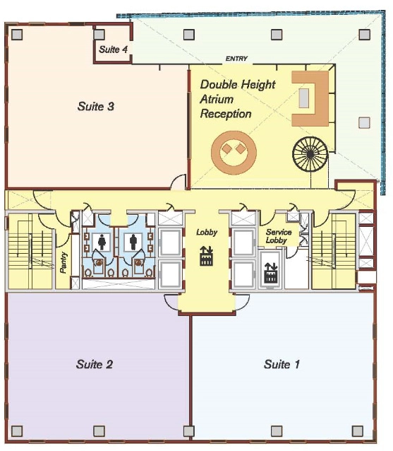 Floor Plan of Vatika Professional Point in Golf Course Extension, Gurgaon - Image 362891