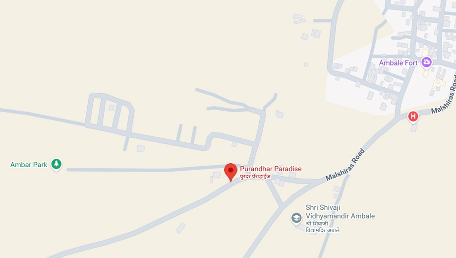 Location of Virajvidya Purandar Paradise Phase 1 in Uruli Kanchan, Pune - Image 345140