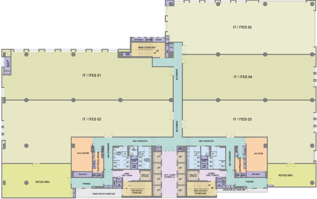 Floor Plan of Brigade Tech Boulevard in Pallavaram, Chennai - Image 297594