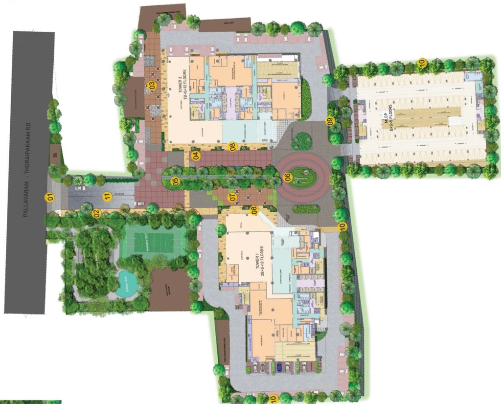 Master Plan of Brigade Tech Boulevard in Pallavaram, Chennai - Image 297593