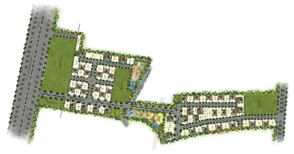 Master Plan of Presidential Park Phase 1 in Talegaon, Pune - Image 342317