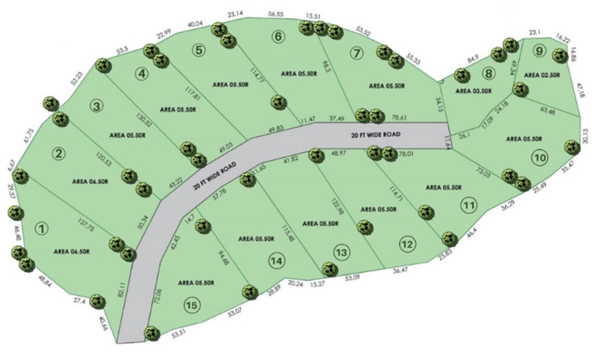 Master Plan of Vrindavan Mango Farm in Ambegaon, Pune - Image 366672