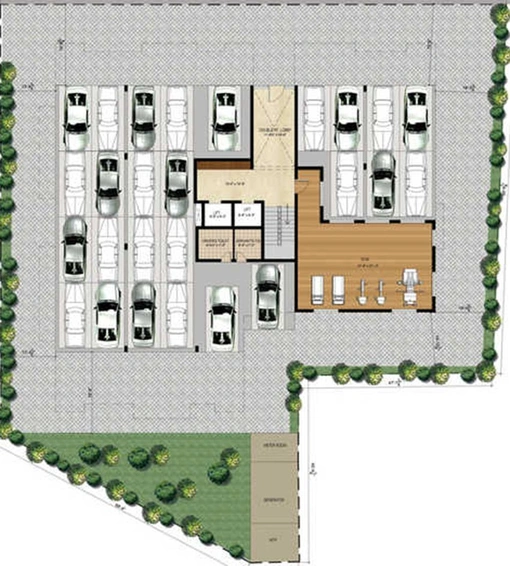 Master Plan of ATM Sri Lakshmi Vilas in Kotturpuram, Chennai - Image 260649