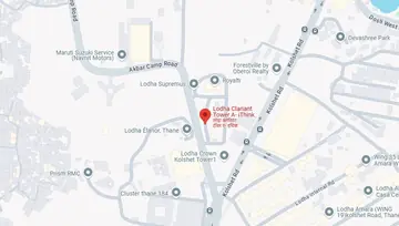 Location of Lodha Clariant Thane - Image 278171
