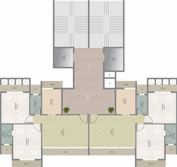 Floor Plan of Jai Satyam Seven Skies in Kharghar, Navi Mumbai - Image 36549