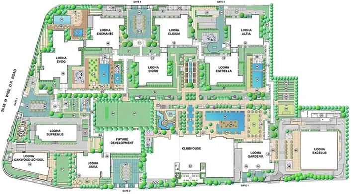 Master Plan of Lodha Supremus Wadala in Wadala, Mumbai - Image 265350