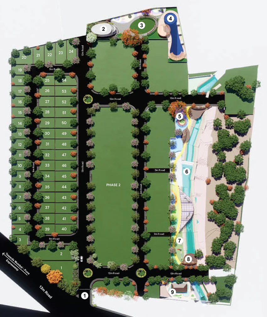 Master Plan of Neuleaf Zendale in Talegaon, Pune - Image 366725