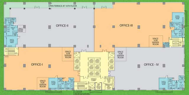 Floor Plan of PS Srijan Corporate Park in Salt Lake, Kolkata - Image 309349