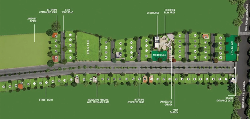 Master Plan of 7 Star 83 Rising Estates in Uruli Kanchan, Pune - Image 366751