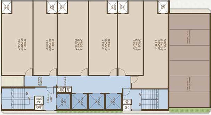 Floor Plan of Adyah EOS IT Park in Thane West, Thane - Image 269028